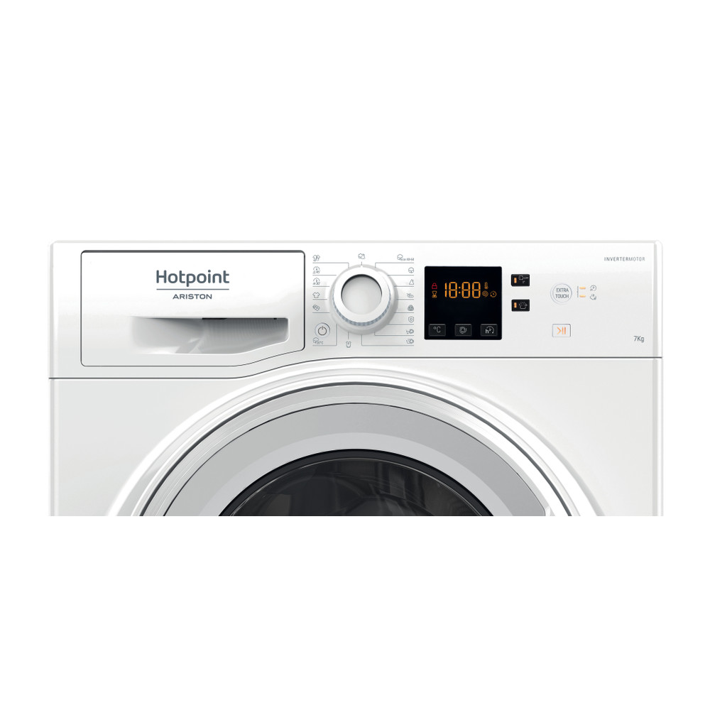 Hotpoint_Ariston Перална машина Свободностоящ NWS 7469 W EU Бял Предно зареждане A Control panel