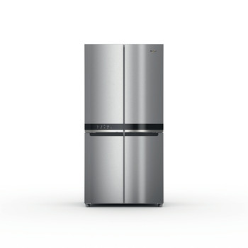Whirlpool Side-by-Side Freestanding WQ9 B2L G Inox Look Frontal