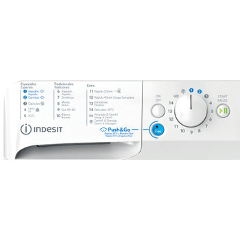 Indesit Lavadora Libre instalación BWE 111496X WSV SPT Blanco Cargador frontal A Program