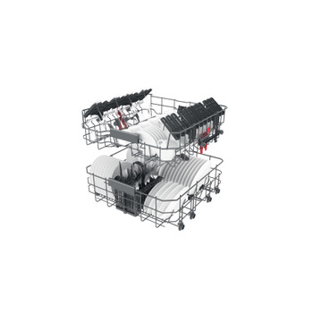 Whirlpool Lave-vaisselle Encastrable WKIC 3C26 Tout intégrable E Technical Translucent