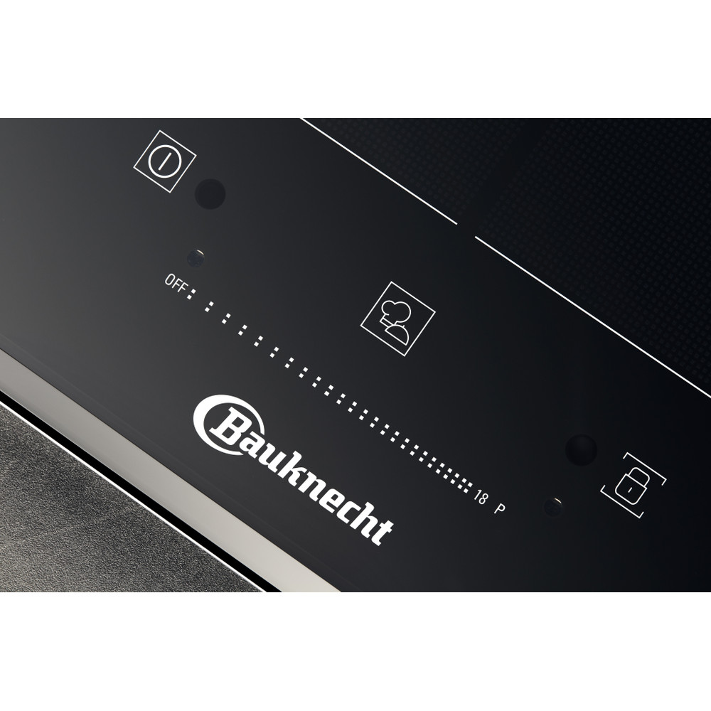 Bauknecht Kookplaat CTAC 8780AFS AL Zwart Induction vitroceramic Lifestyle control panel