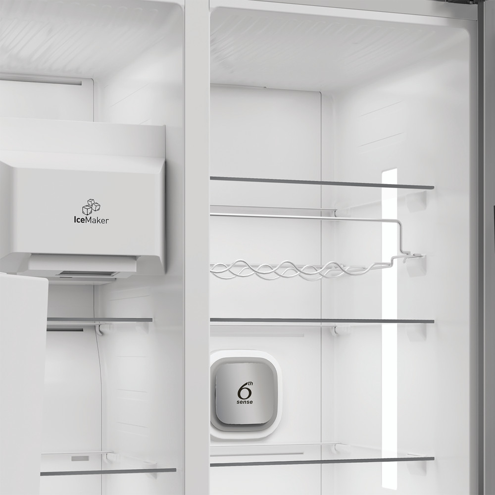 Whirlpool Dubbeldeurs Vrijstaand WHG2 6574W XK5E Rvs Filter