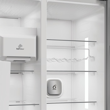 Whirlpool Side-by-Side Livre Instalação WHG2 6574W XK5E ARC 764 Manhattan Gray Filter