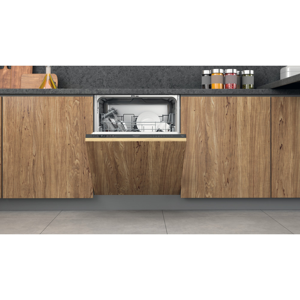Hotpoint_Ariston Съдомиялна машина За вграждане H2I HD526 A За пълно вграждане E Lifestyle frontal open