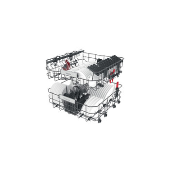 Whirlpool Diskmaskin Inbyggda WUO 3T333 PF Underbyggd D Technical Translucent