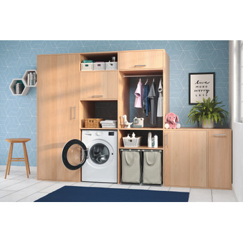 Indesit Máquina de lavar roupa Livre Instalação IM 762 MY TIME SPT Branco Carga Frontal A Lifestyle perspective