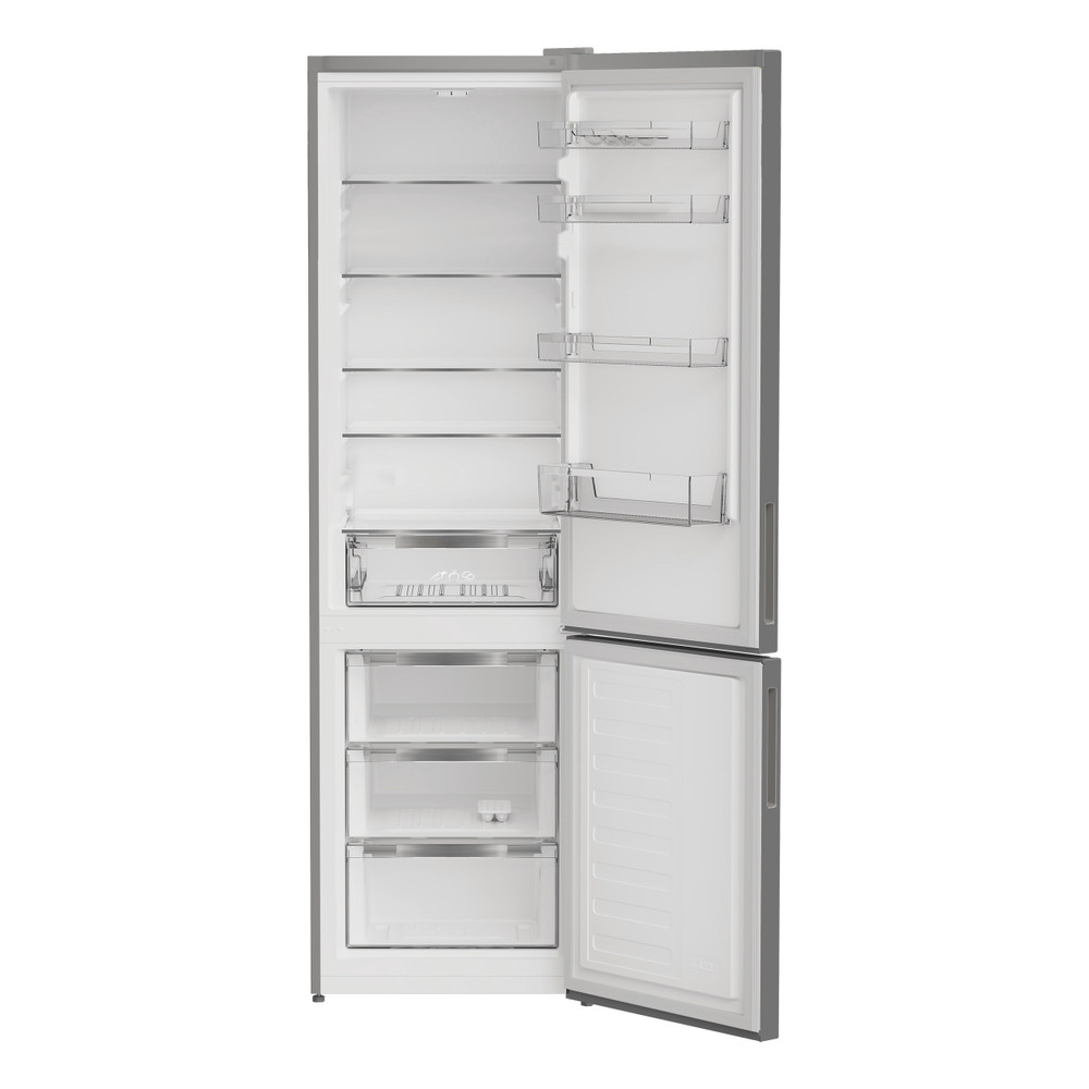 „Indesit“ Šaldytuvo / šaldiklio kombinacija Laisvai pastatoma INKS 1401 S4E New Silver – ARC 1035 2 doors Frontal open