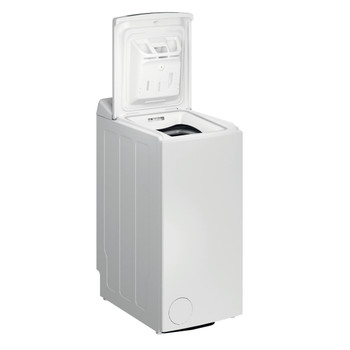 Whirlpool Pračka Volně stojící EELT 7150 EU Bílá Vrchem plněná B Perspective open