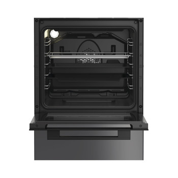Whirlpool Sporák W5G8LMTA Antracit Plynová Lifestyle frontal open
