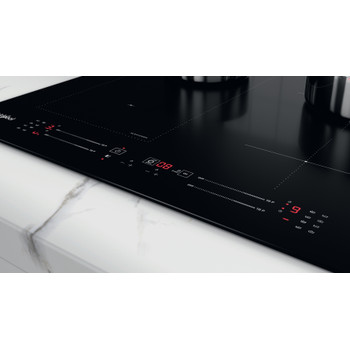 Whirlpool Table de cuisson WL S7960 NE Noir Induction vitroceramic Lifestyle control panel