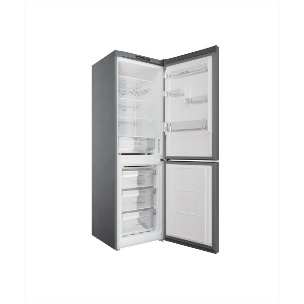 Indesit Холодильник с морозильной камерой Отдельно стоящий INFC8 TI22X Inox 2 doors Perspective open