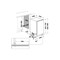 Indesit Посудомоечная машина Встроенная DSIE 2B10 Full-integrated A+ Technical drawing