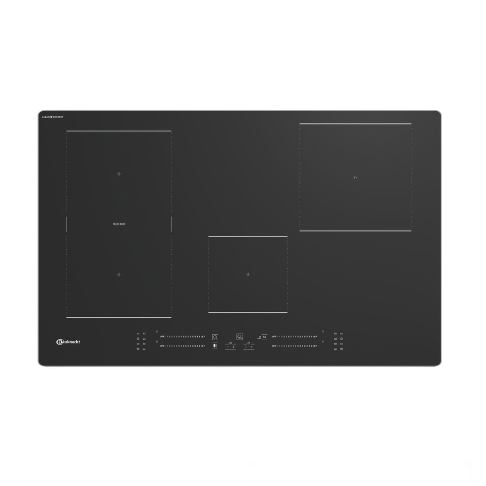 Bauknecht Kookplaat BS 2677C CPAL Zwart Induction vitroceramic Frontal top down