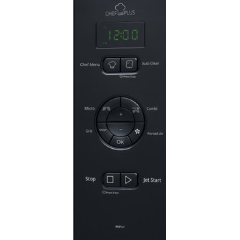 Whirlpool Four à micro-ondes Pose-libre MCP 347 BL Noir Électronique 25 Micro-ondes combiné 800 Control panel