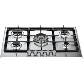 Whirlpool Hob GMA 7522/IX Inox Gas Frontal top down
