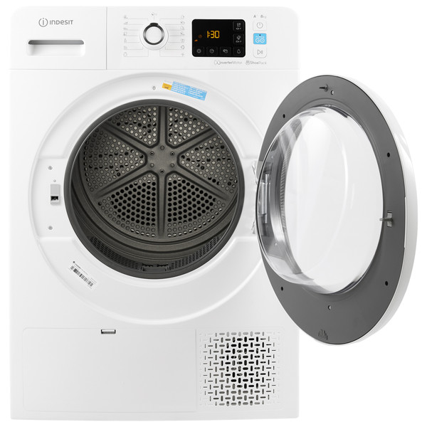 Indesit Szárító YT M11 82K RX EU Fehér Frontal open