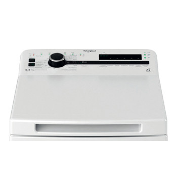 Whirlpool Pračka Volně stojící TDLRB 55140S CS/N Bílá Vrchem plněná C Control panel