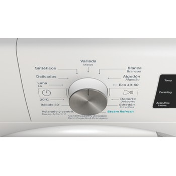Whirlpool Lavadora Libre instalación FFB 10489 WV SPT Blanco Cargador frontal A Program