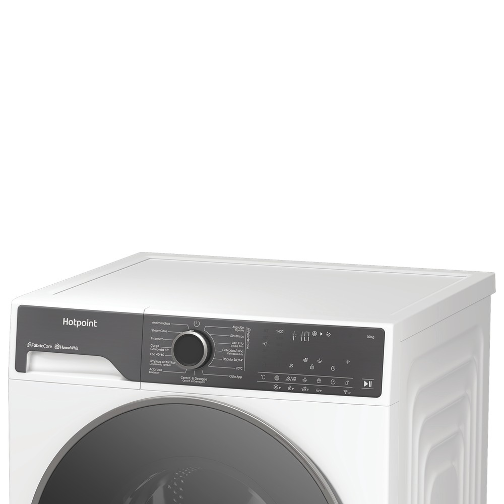 Hotpoint Máquina de lavar roupa Livre Instalação HP 105 CARE SPT Branco Carga Frontal A Lifestyle control panel