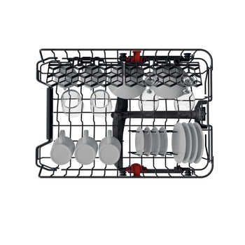 Whirlpool Dishwasher Built-in WSIC 3M27 C UK N Full-integrated E Rack