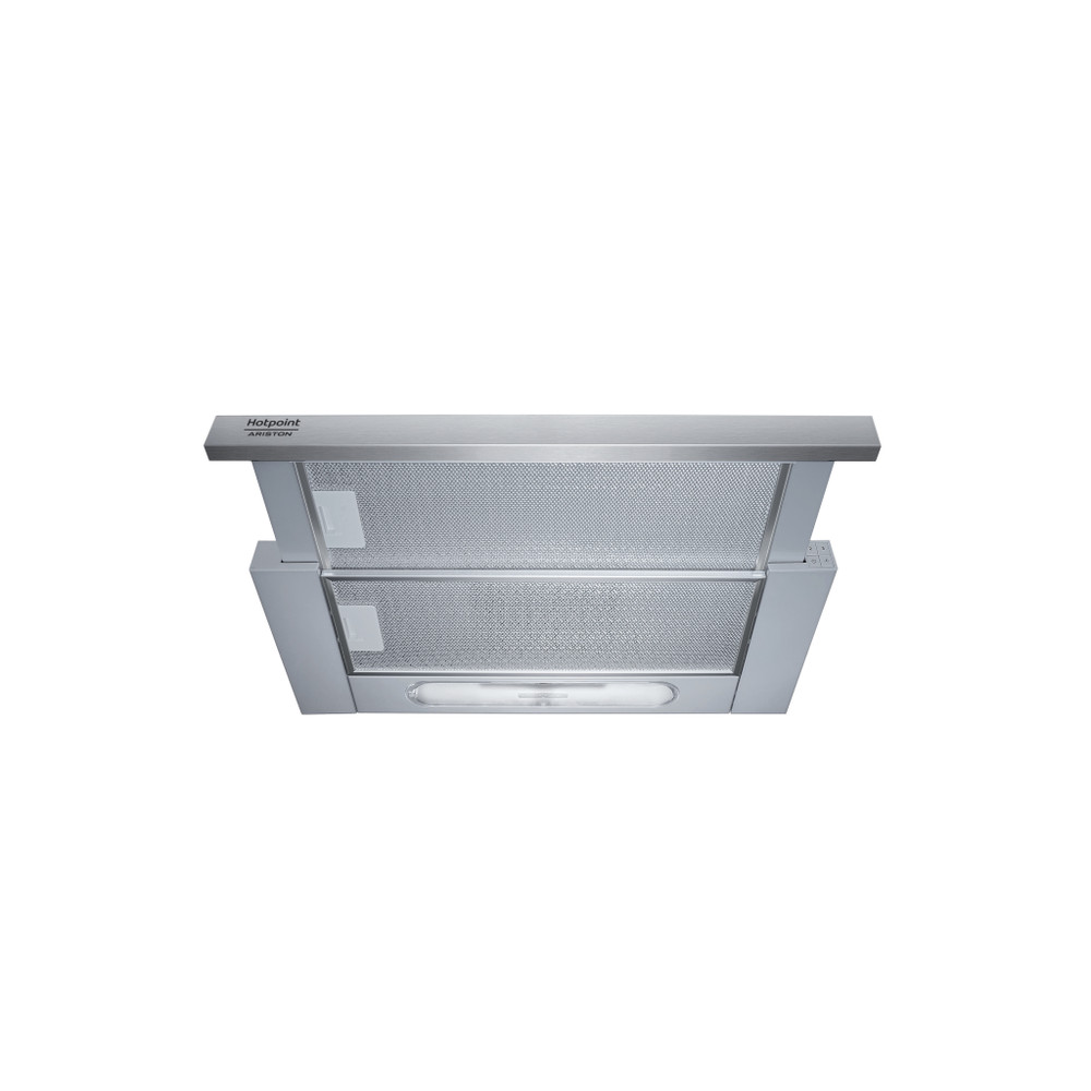 Hotpoint_Ariston Exaustor Encastre HAH 65 F LB X/1 Inox Encastre Mecânico Frontal