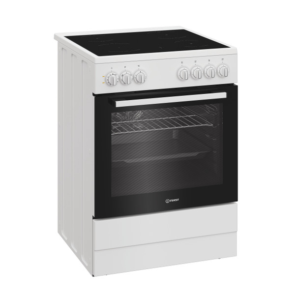 Indesit Κουζίνα I6V5PMW Λευκό Ηλεκτρική Perspective