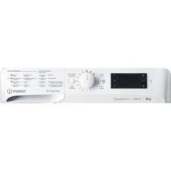 Indesit Lavadora Libre instalación MTWE 81295 W SPT Blanco Cargador frontal B Control panel