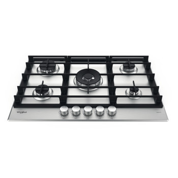 Whirlpool Table de cuisson GMWL 758/IXL FR Inox Ixelium Gaz Frontal top down