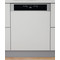 Whirlpool Πλυντήριο πιάτων Εντοιχιζόμενο WBO 3O33 PL X Half-integrated D Frontal
