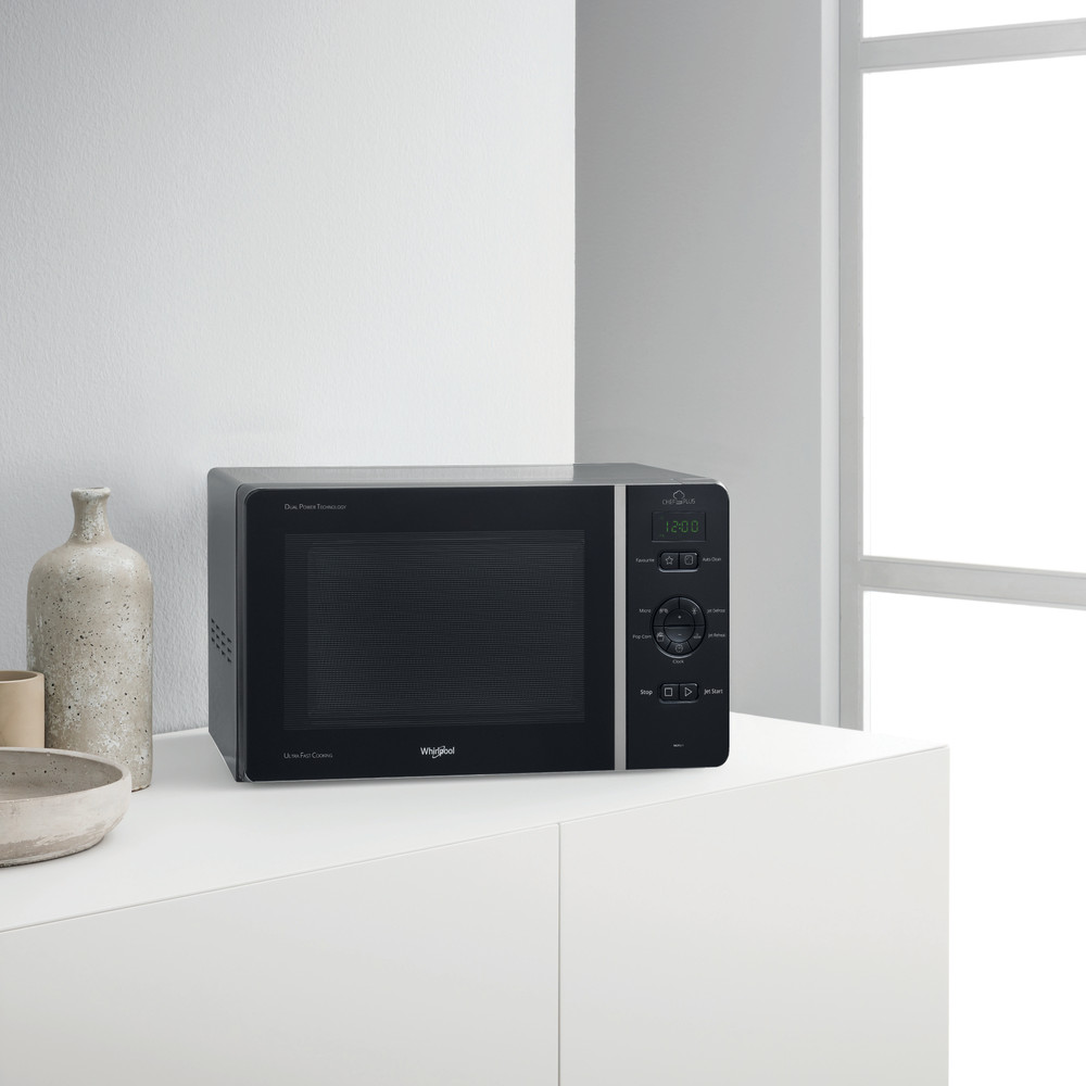 Whirlpool Microgolfoven Vrijstaand MCP 341 SL Zilver Elektronisch 25 Alleen microgolven 800 Lifestyle perspective