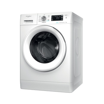 Whirlpool Lavadora Libre instalación FFB 8258 WV SP Blanco Cargador frontal B Perspective