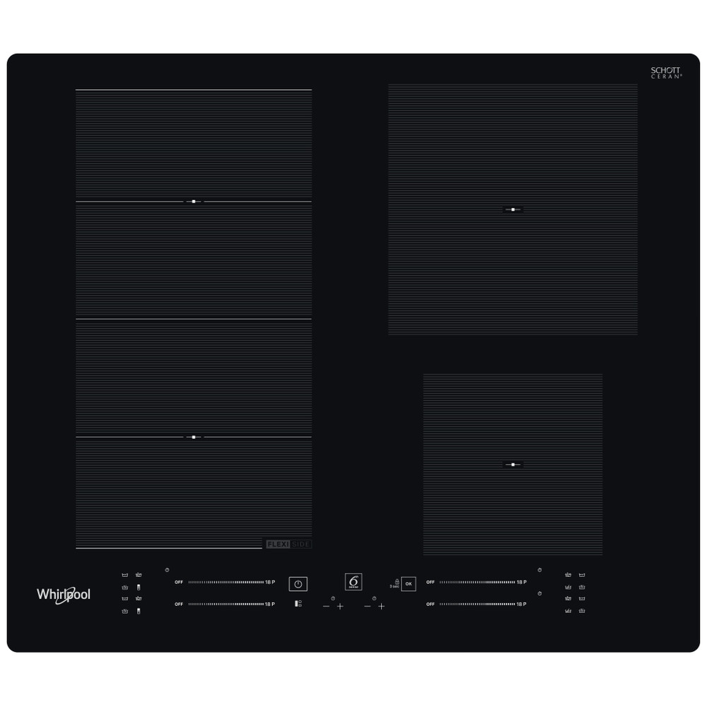 Whirlpool Ploča za kuhanje WF S7560 NE Crna Induction vitroceramic Frontal