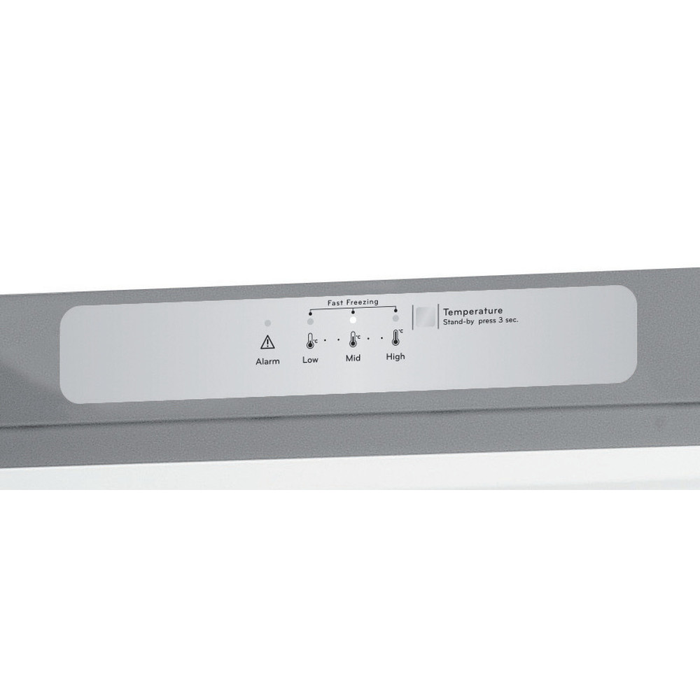 Whirlpool Congélateur Pose-libre UW6 F1H S EX Argent Control panel