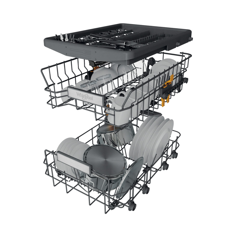 Whirlpool Umývačka riadu Voľne stojace WH6FB10BS7A0X Voľne stojace B Technical Translucent