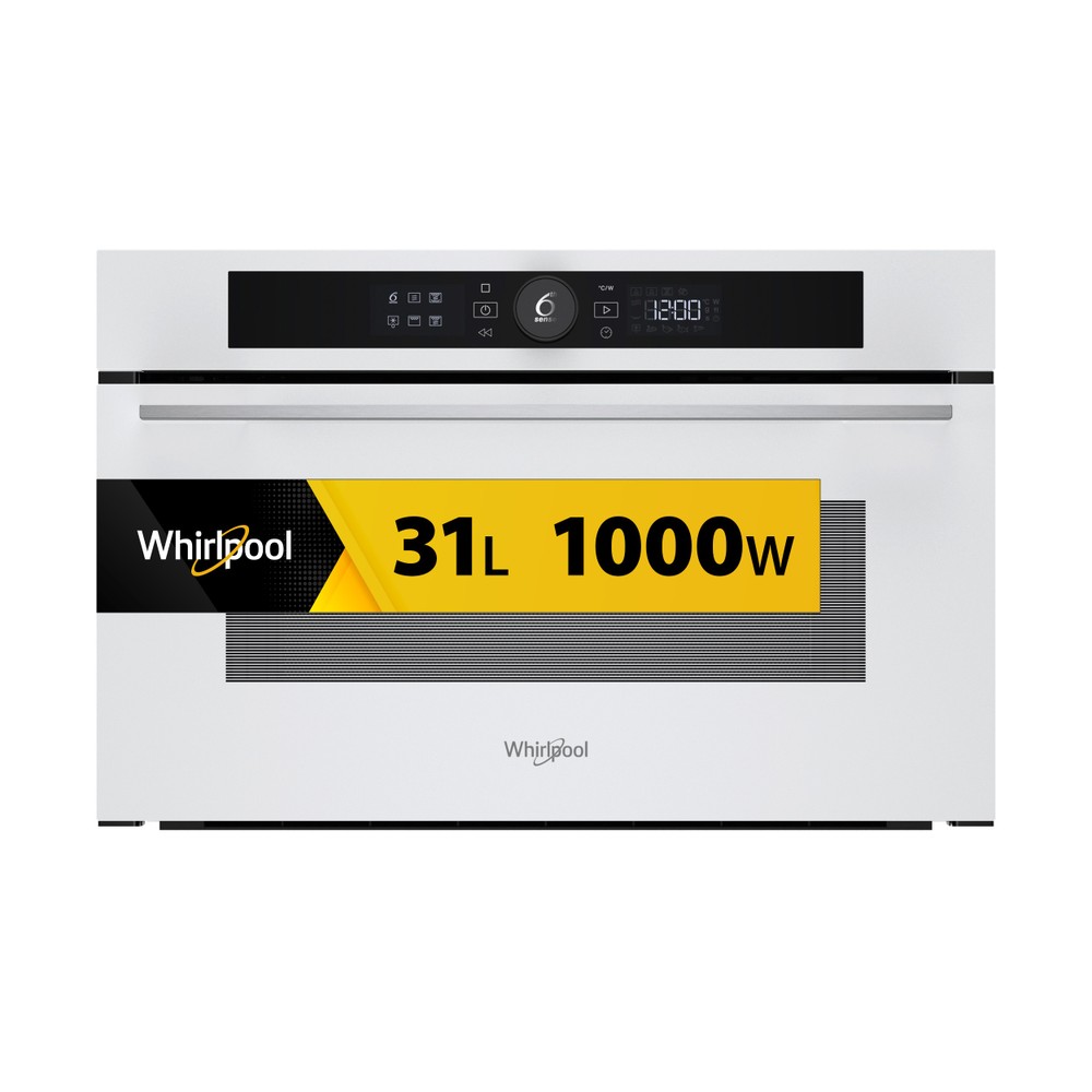 Whirlpool Мікрохвильова піч Вбудований (-а) WMD54MW Білий Електронне 31 Мікрохвильова піч з функцією гриль 1000 Frontal