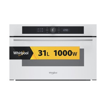 Whirlpool Mikrovlnná trouba Vestavné WMD54MW Bílá Elektronické 31 Mikrovlny + Gril 1000 Frontal