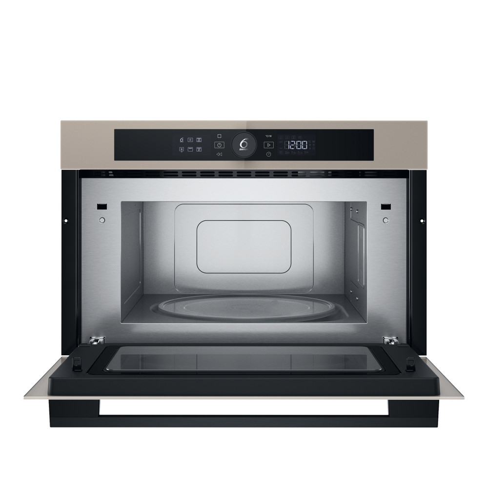 Whirlpool Mikrohullámú sütő Beépíthető WMD54MBG Urban beige Elektromos 31 Mikrohullám+Grill funkció 1000 Frontal open
