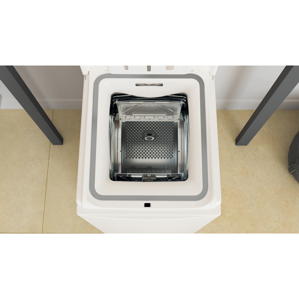 Whirlpool Пральна машина Соло TDLR 6040S EU/N Білий Top loader відсутній Drum