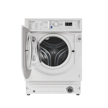 Indesit Lavadora secadora Encastre BI WDIL 861485 EU Blanco Cargador frontal Frontal open