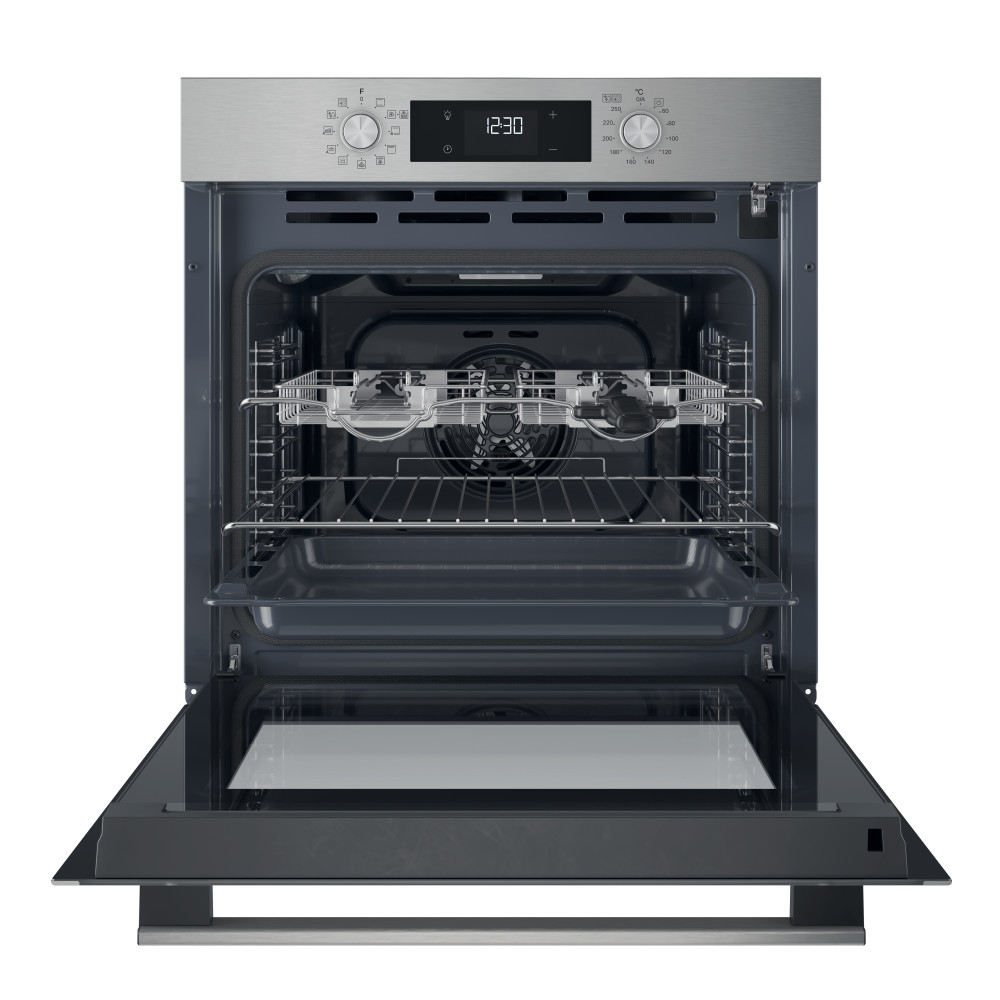 Hotpoint_Ariston Four Encastrable HAO 478PZ X Electrique A++ Frontal open