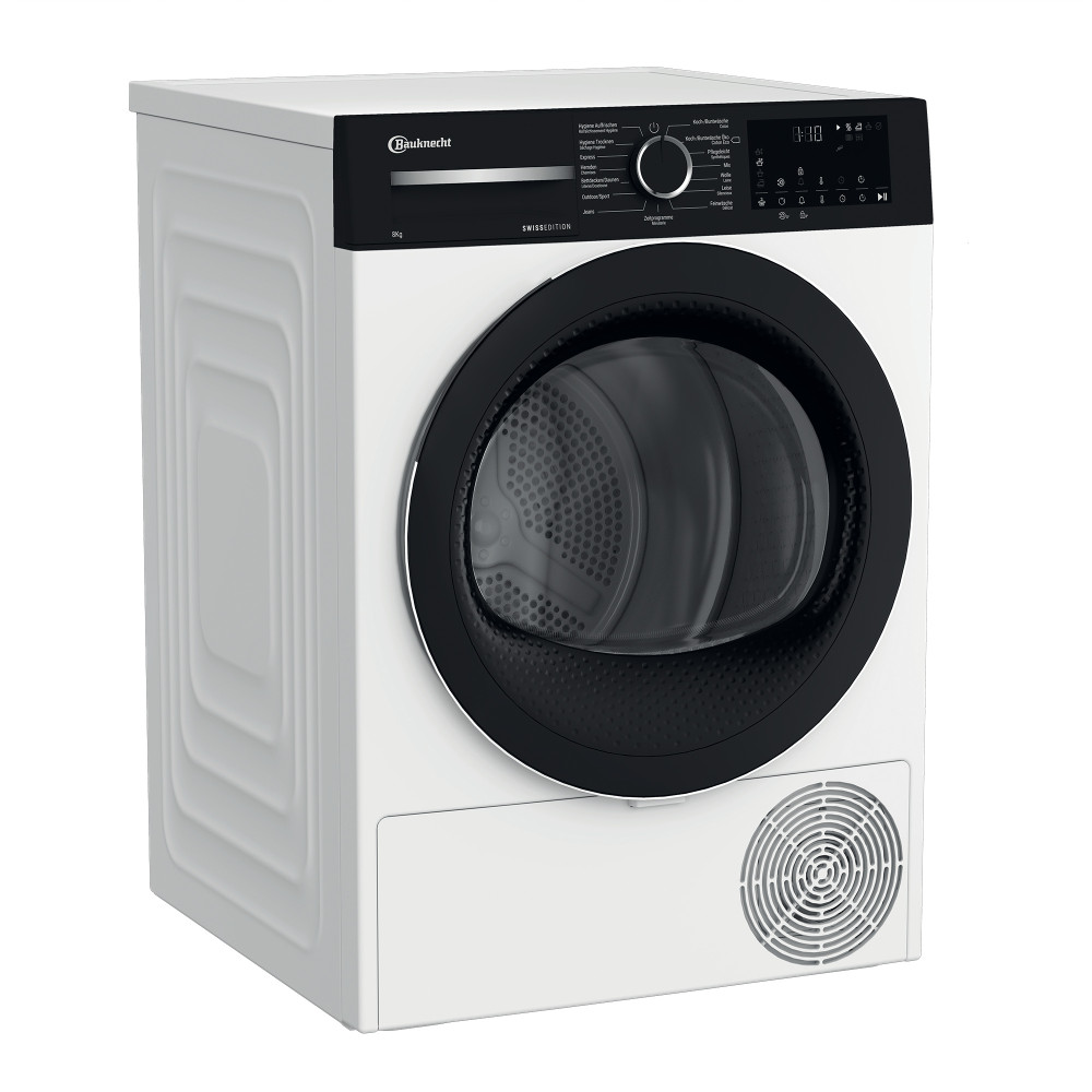 Bauknecht Trockner TRCEF 118 Weiss Perspective