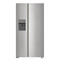 Whirlpool Side-by-Side Free-standing WHG2 6573W X4UK Pearl Inox Frontal
