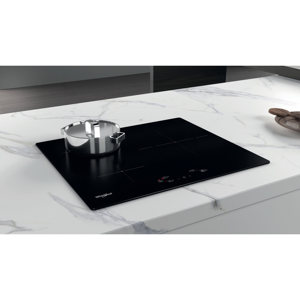 Whirlpool Encimera WS Q1160 NE Negro Induction vitroceramic Lifestyle perspective
