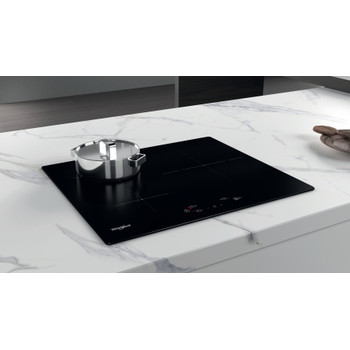 Whirlpool Encimera WS Q1160 NE Negro Induction vitroceramic Lifestyle perspective