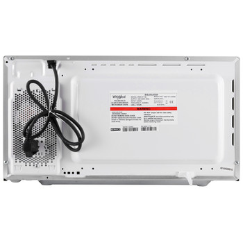 Whirlpool Four à micro-ondes Pose-libre MWO 611 SL Argent Électronique 30 Micro-ondes + gril 850 Back / Lateral