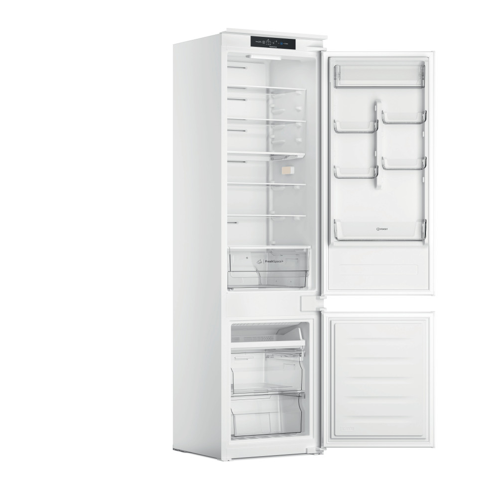 Indesit Холодильник с морозильной камерой Встроенная INC20 T321 EU Белый 2 doors Perspective open