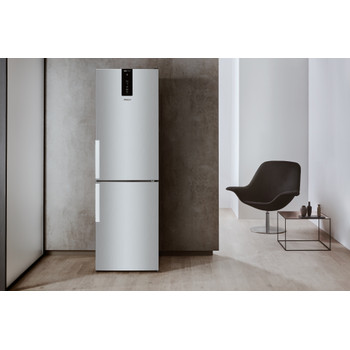 Whirlpool Hűtő/fagyasztó kombináció Szabadonálló W7 821O OX H Optic Inox 2 doors Lifestyle frontal