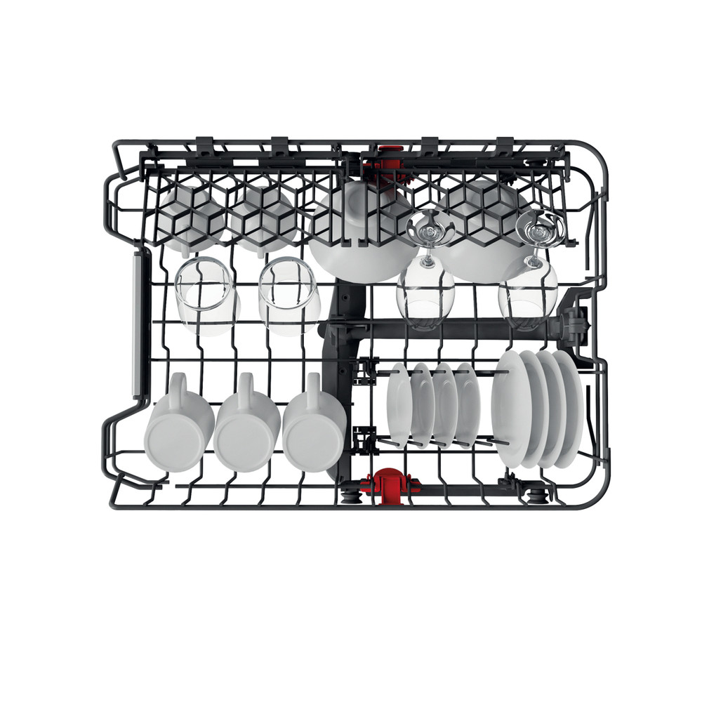 Whirlpool Umývačka riadu Voľne stojace WSFO 3O34 PF X Voľne stojace D Rack