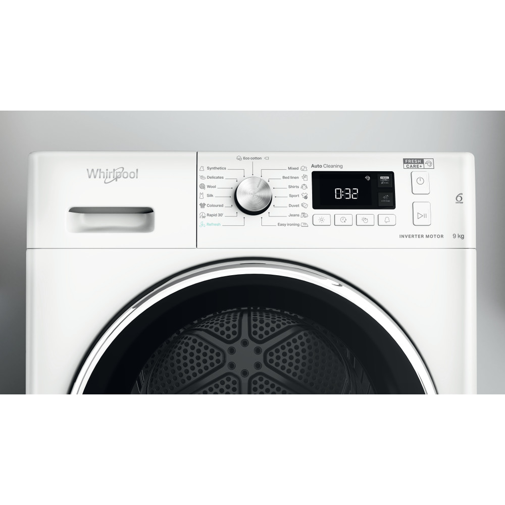 Whirlpool Sušička FFT M11 9X3BXY EE Bílá Lifestyle control panel