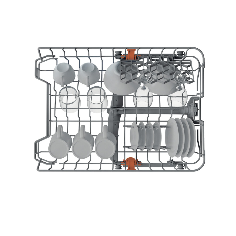 Hotpoint Dishwasher Free-standing HP2FE10CS90WUK Free-standing E Rack